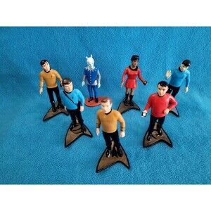 (7) VTG 1991 Star Trek The Original Series 4" PVC Figures, Hamilton Collection